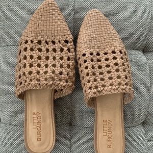 Little Burgundy mules